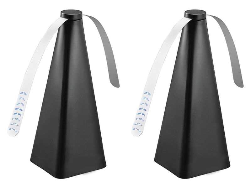 Chemical Free Bug Fan Fly Deterrent with Holographic Blades to Clear Bugs