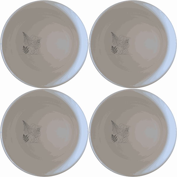 Aroids and Ferns Bowl Set of 4 - Range 4