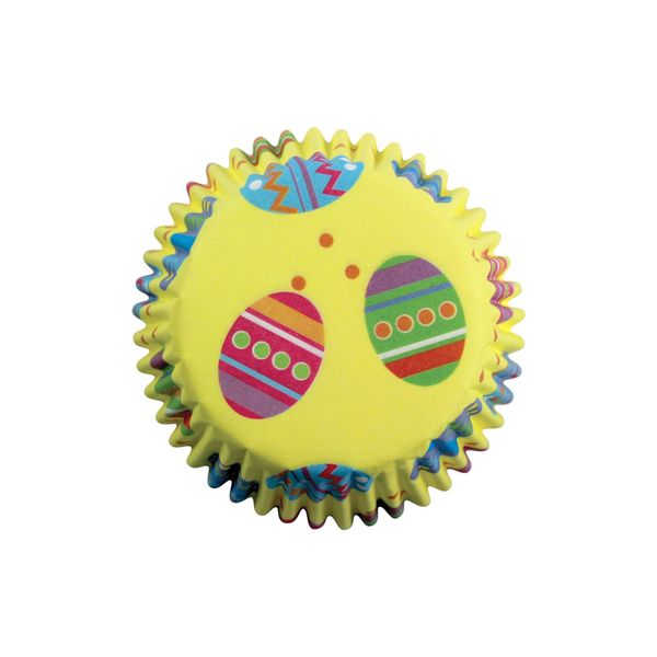 60 Pack Colourful Eggs Cupcake Muffin Fairy Cake Baking Cases Holders