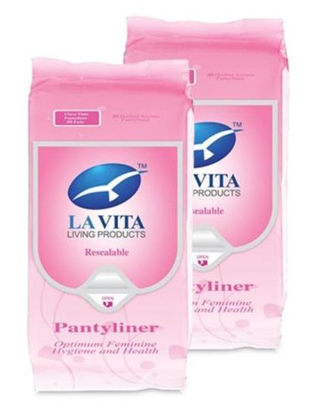 La vita Pantyliners Twin pack 2 x 20 pads