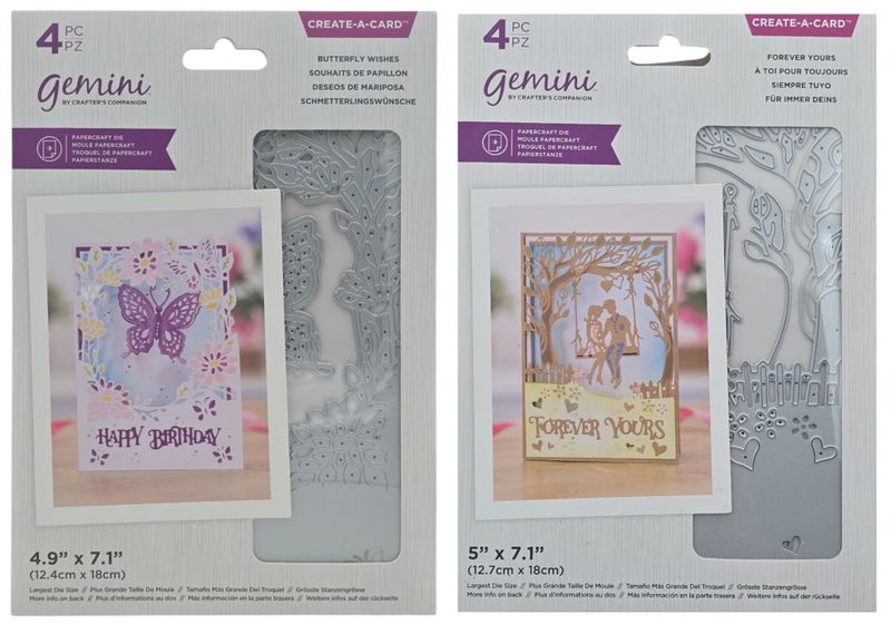Die Cut Embellishments 2 Pack - 8 Dies in Total