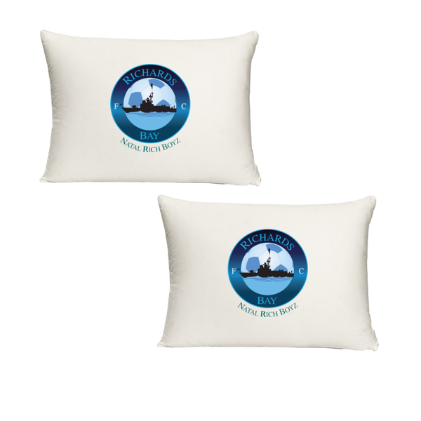 Katz Designs - Richards Bay White Polyester Plain Standard Pillowcase