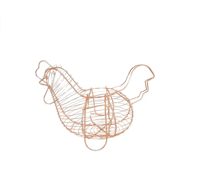 Egg Basket Chicken Copper - Ch586 - Kitchen Essentials