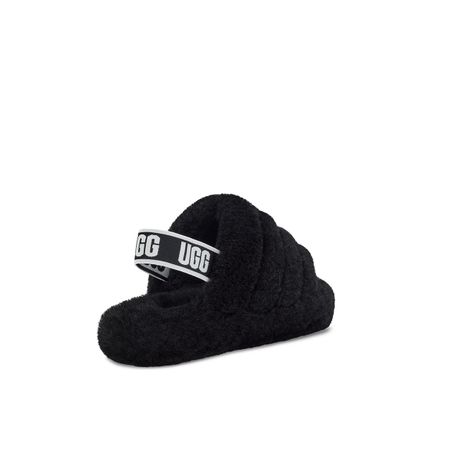 Kids black ugg discount slides