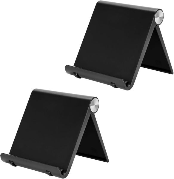 Suitable for Tables, Desks, and Comfortable Black Phone Stands