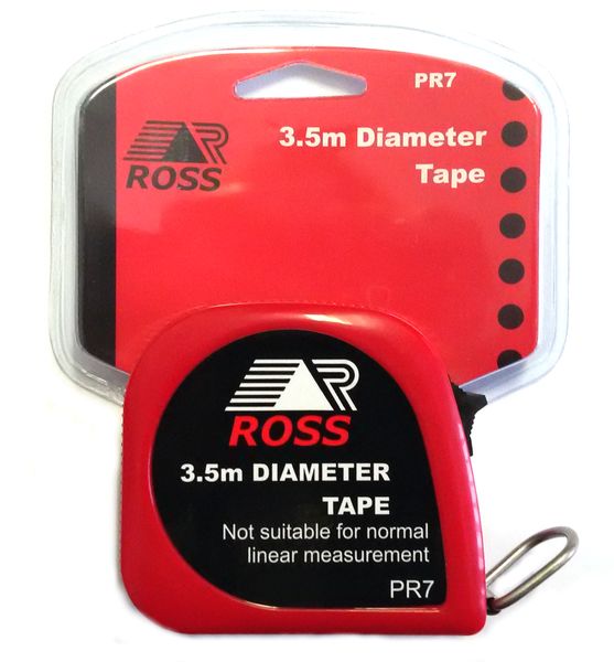 Ross - 3.5m x 13mm Measuring Diameter Tape