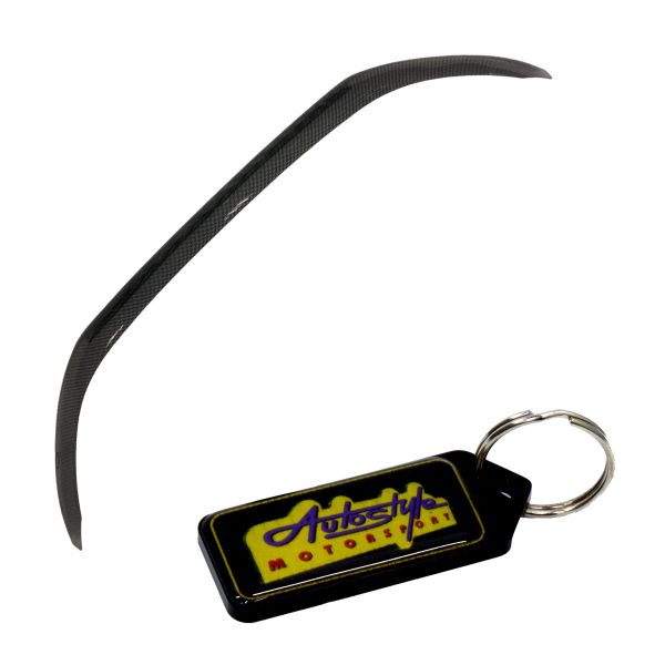 Bonnet Guard Compatible with Ford Ranger 2016+ -Carbon Fibre Look &amp; Keyring