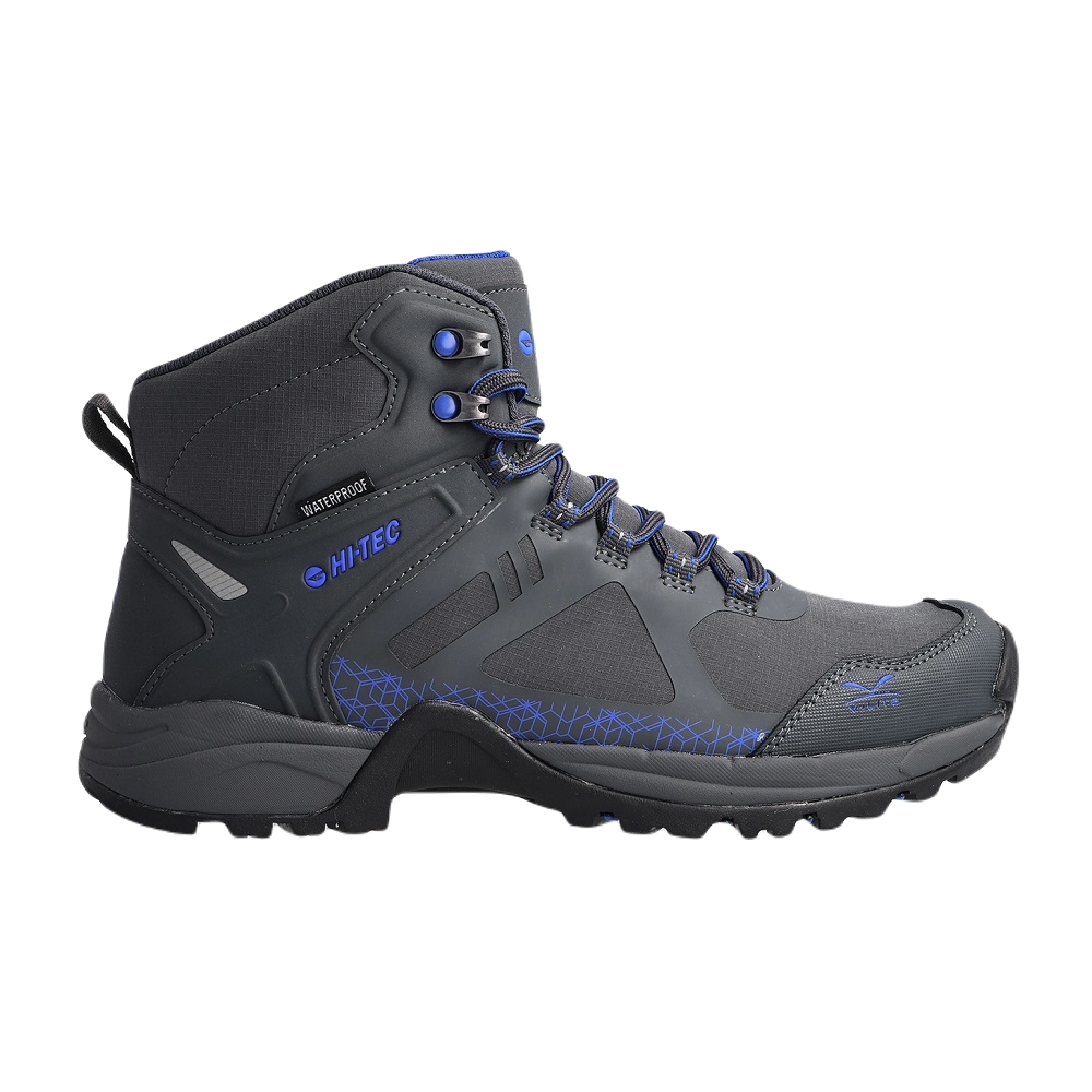 Hi-Tec V-Lite Psych WP Pair of Boots - Charcoal/Cobalt Blue | Shop ...