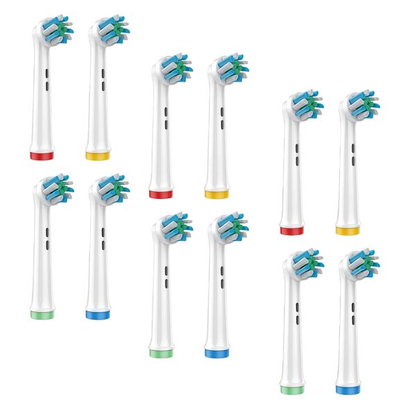 Oscillating Perfect Angle Replacement Toothbrush Heads for Oral B 12 Pack