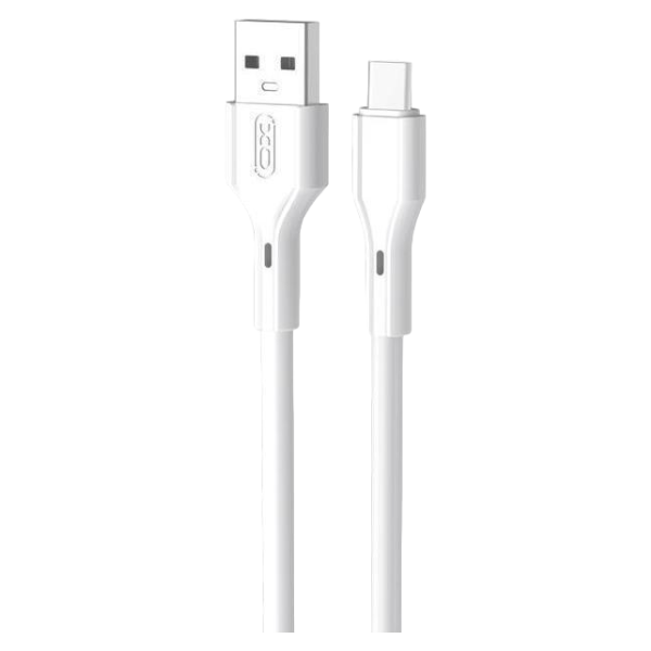 XO USB-A to Type-C 2.4A White Charging Cable