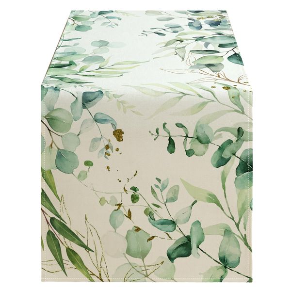 Decor Wild Eucalyptus Spring Dinner Party Table Runner (180cm)
