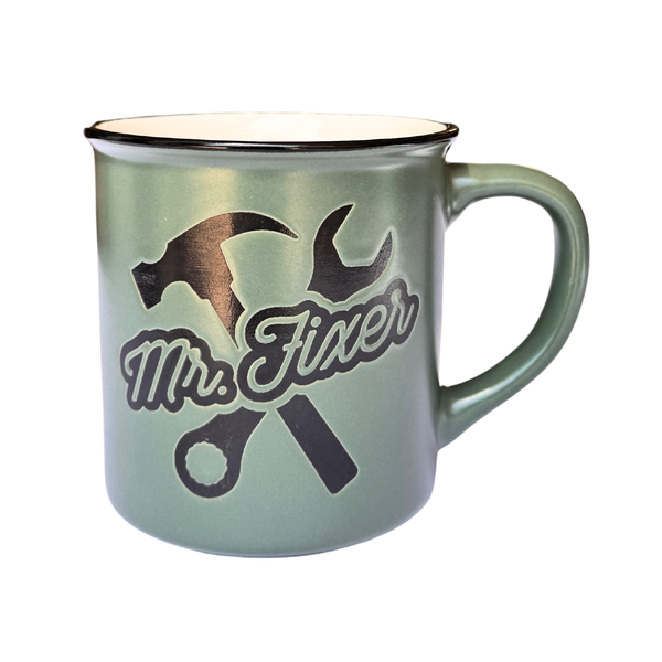 Manly Mug - Mr. Fixer - Green