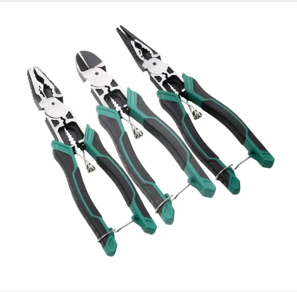 QKTNIUBI 3PCS Multifunctional Electrician Pliers Set