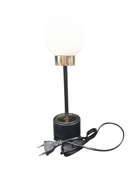 Stylish Round Led Table Lamp Black/Gold/White