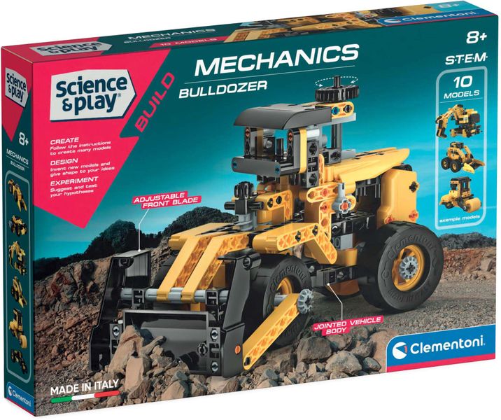Clementoni Mechanics Bulldozer 10 Model Kit