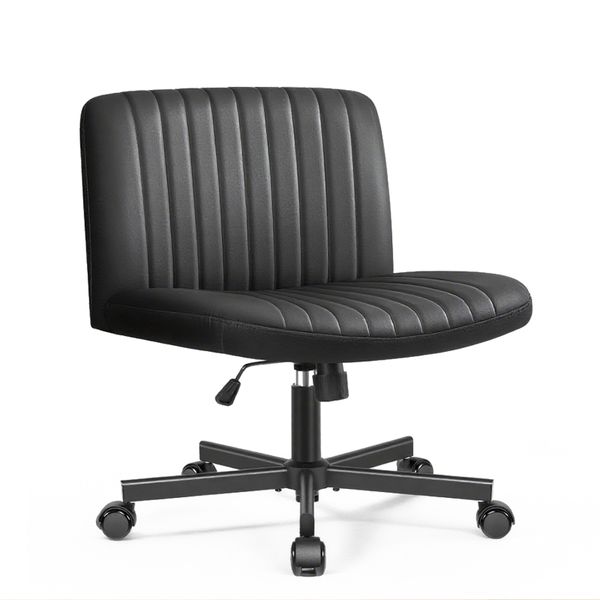 Multi-Purpose Leather Desk Chair - for Office, Study &amp; Makeup Use