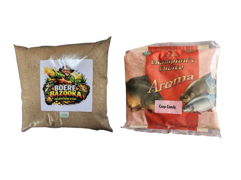 Combo 2 - Boere Bazooka Groundbait 2 kg + Carp Candy