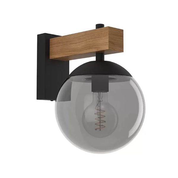Eurolux - Bufalata Outdoor Wall Light - Black and Brown