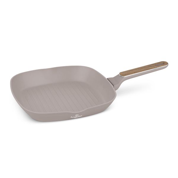 Berlinger Haus 28cm Titan Pro Non-Stick Coating Grill Pan - Taupe Nordic