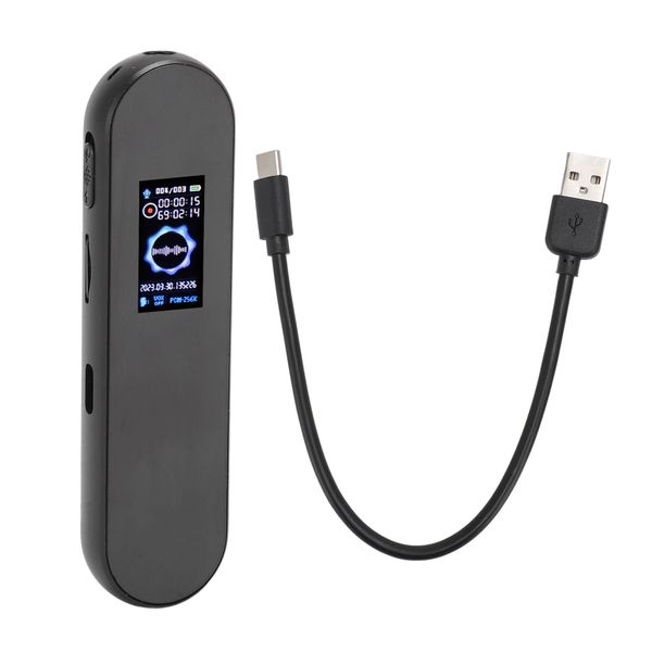 Digital Voice Recorder Noise Reduction MP3 Activated Recording Device 8GB