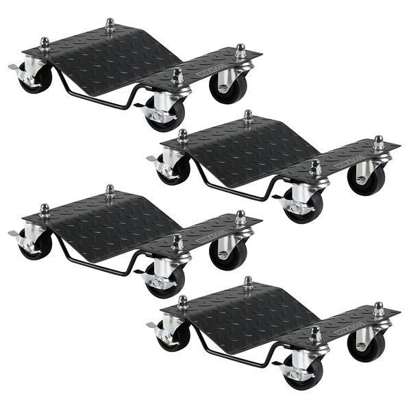 MIKACO Car Wheel Dollies (4-Piece Set)