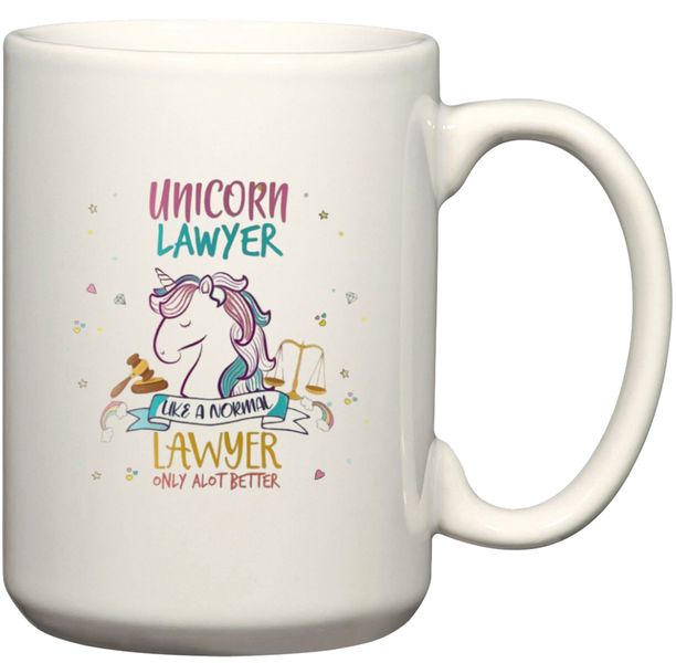 Unicorn Lawyer Gift Coffee Mug