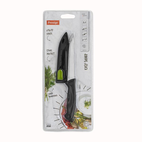 Prestige - Easysharp 11cm Utility With Self Sharpening Sheath