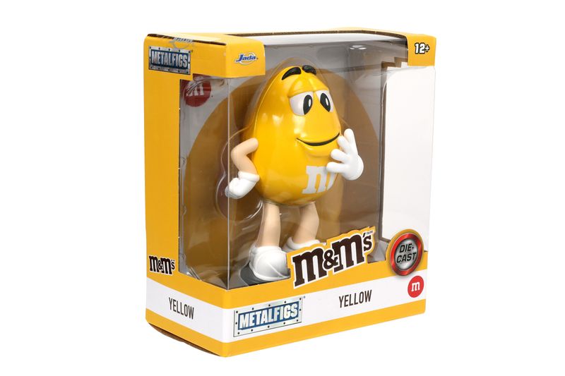M&amp;Ms Yellow 5IN Die-Cast Figure
