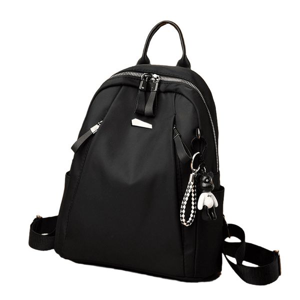 Oxford Cloth Backpack Simple Fashion Nylon Leisure Travel Small Backpack