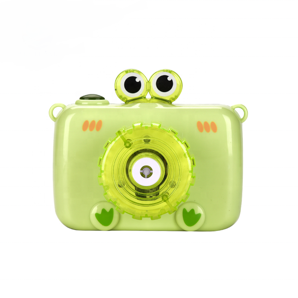 Frog Bubble Machine Camera Toy - Green