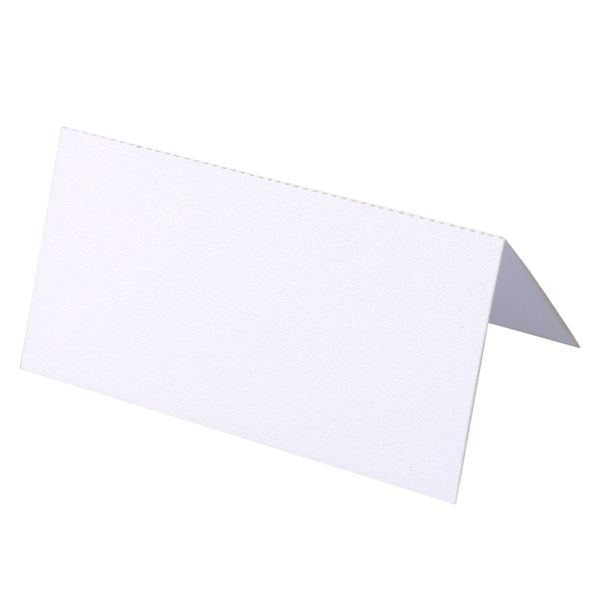 100 Blank Table Name Place Cards, Many Colours - White, Party, Wedding