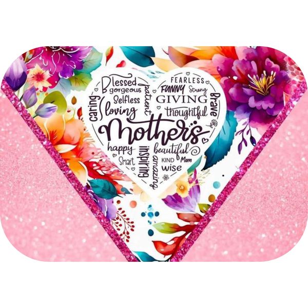 Flowers Mother's Pink Printed Mouse Pad