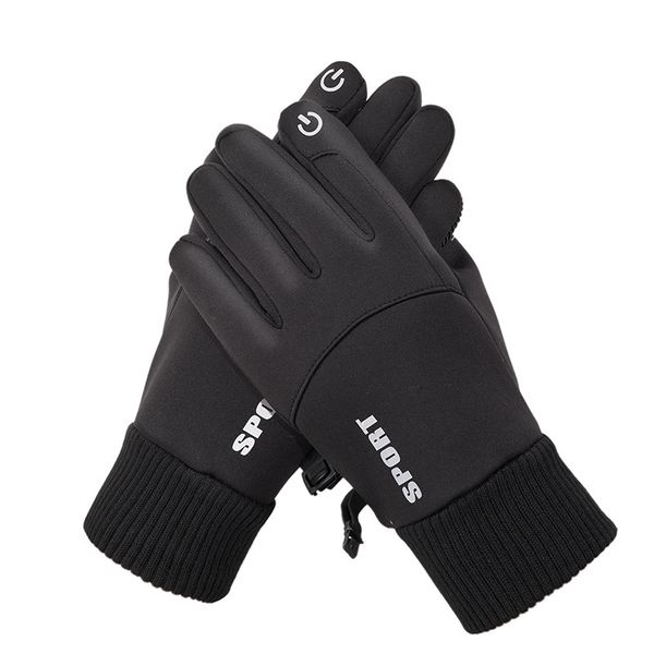 Men's Thermal Cycling Gloves - Windproof Waterproof Touchscreen Grip