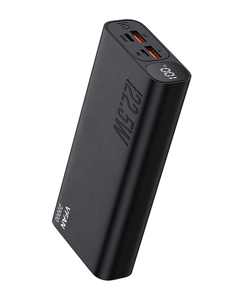 20000mAh PD 20W&amp;QC 22.5W Power Bank, Portable Fast Charger Digital Display