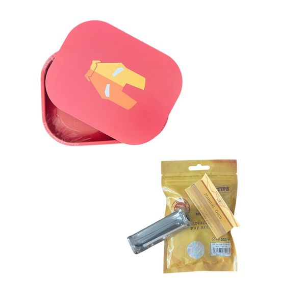 Magnetic Rolling Tray Combo with 90mm Tobacco Rolling Machine