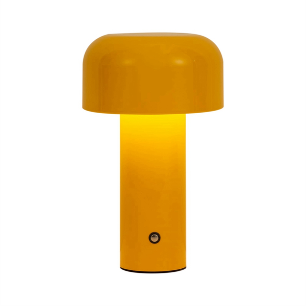 Cordless Mushroom Table Lamp,Rechargeable Operated LED Desk Lamp