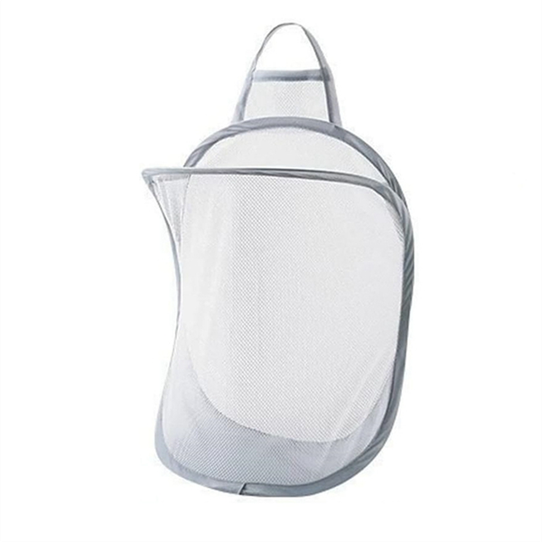Hanging Laundry Hamper, for Hotel, University Dormitory Use Gray