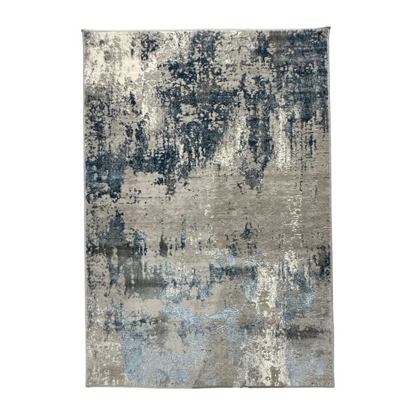 Modern Grey Blue Loose Rug - 170 x 120 cm