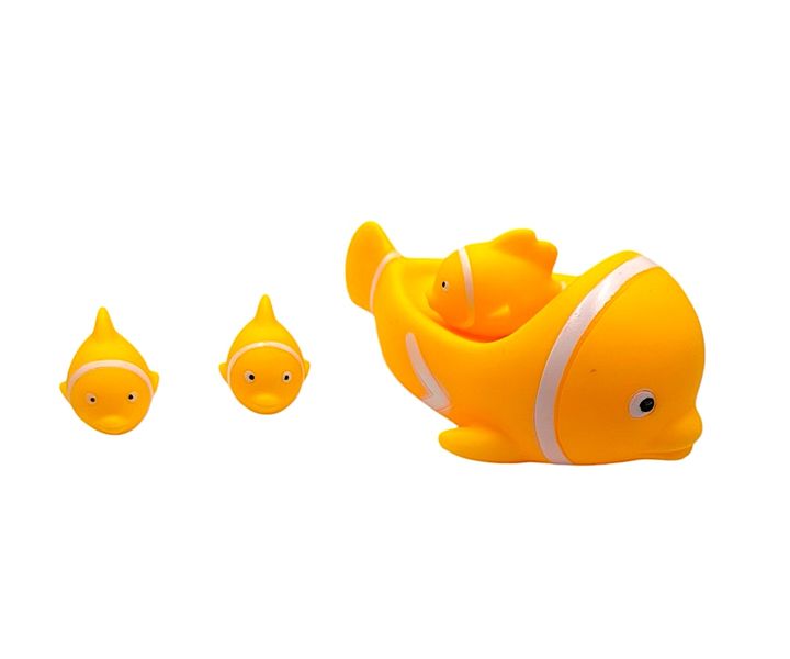 Rubber Duck Family Bath Set for Babies - Set of 4