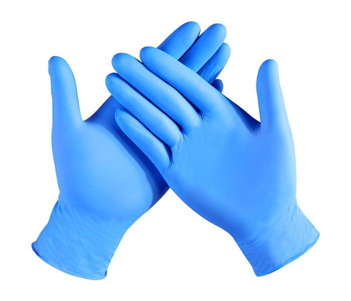 Golden Hands Nitrile Examination Gloves : Size (Medium)