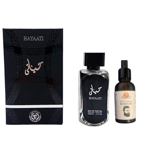 Hayaati Perfume 100ml EDP &amp; Riita Beard Growth Hair