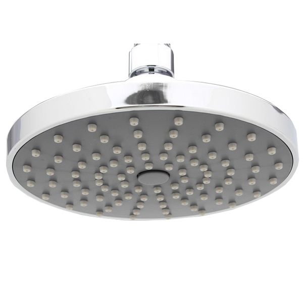 Olive Tree-6 Inch Chrome Rain Showerhead Adjustable Swivel Joint and Filter