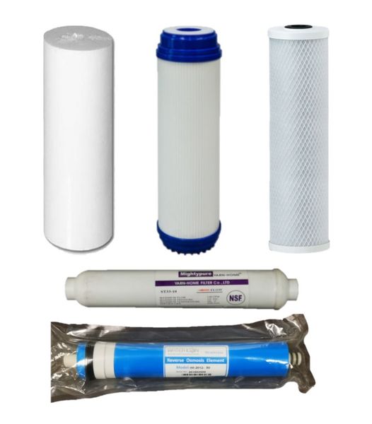 Reverse Osmosis Replacement Filter Set - 5 Stage 50 GPD