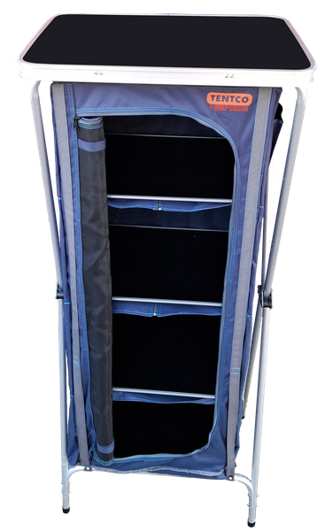 Tentco 4 Shelf Deluxe Camping Cupboard - 60cm x 49cm x 90cm