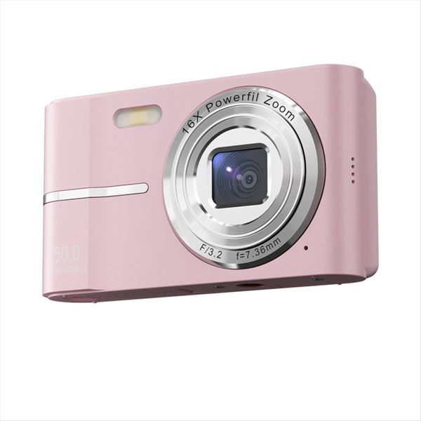 2.4 Inch 50Mp 16 x Zoom Video Recorder Camera Pink