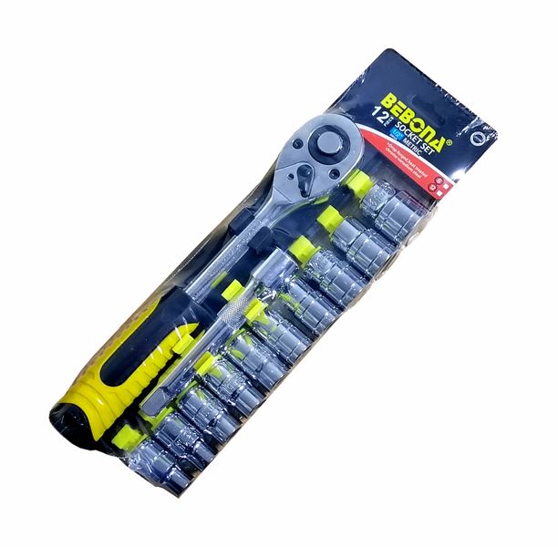 12pc Socket Set 1/2'' with Extension Bar