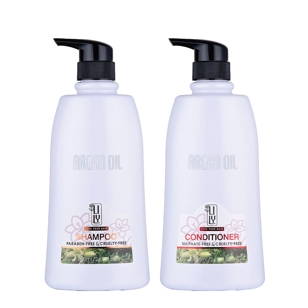 Moroccan Argan Oil Shampoo + Conditioner 750 ml Twin Pack