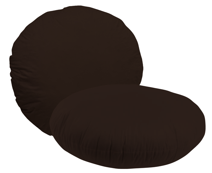 PepperSt - Round Cushion Cover Set – Chocolate (5 Sizes available)