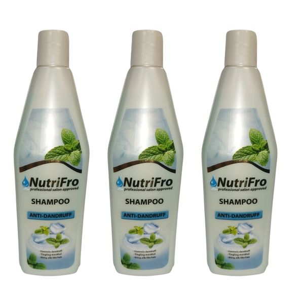 NutriFro - Shampoo - Anti-Dandruf - 350ml Pack of 3