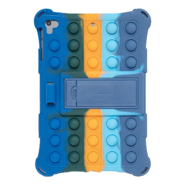 Kids Protective Silicone Pop It cover for iPad 10.2” - Dark Blue